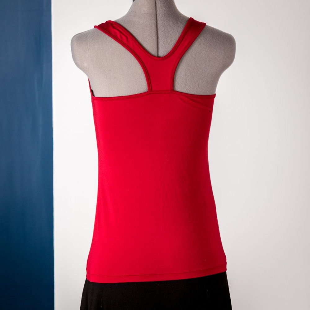Red Stretch Tank Top - Picture 2 of 3